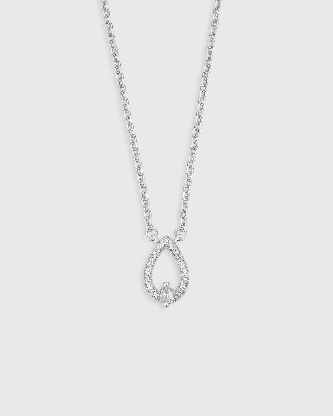 Tear Drop Signature Necklace