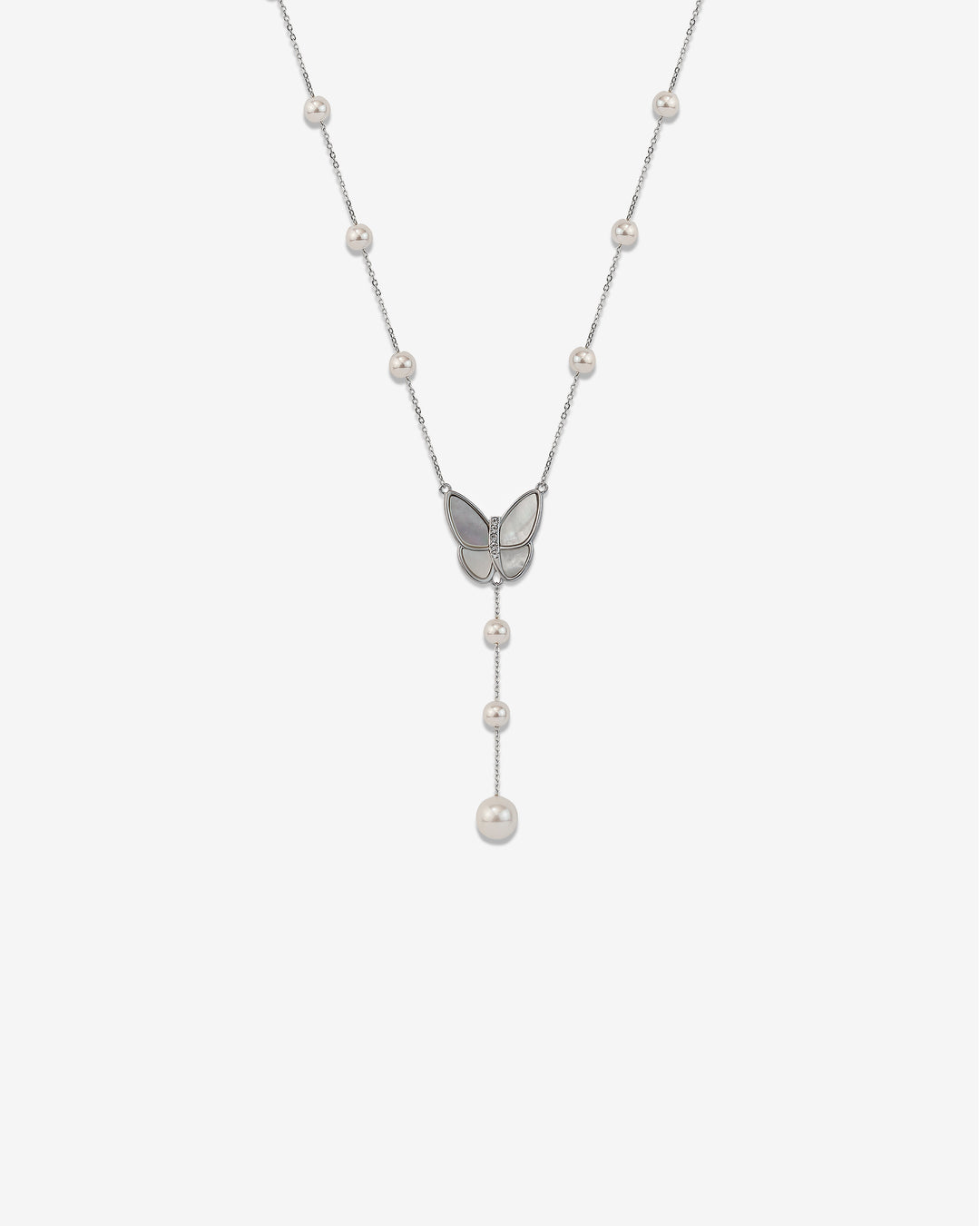 Empress Royal Pearl Butterfly Necklace