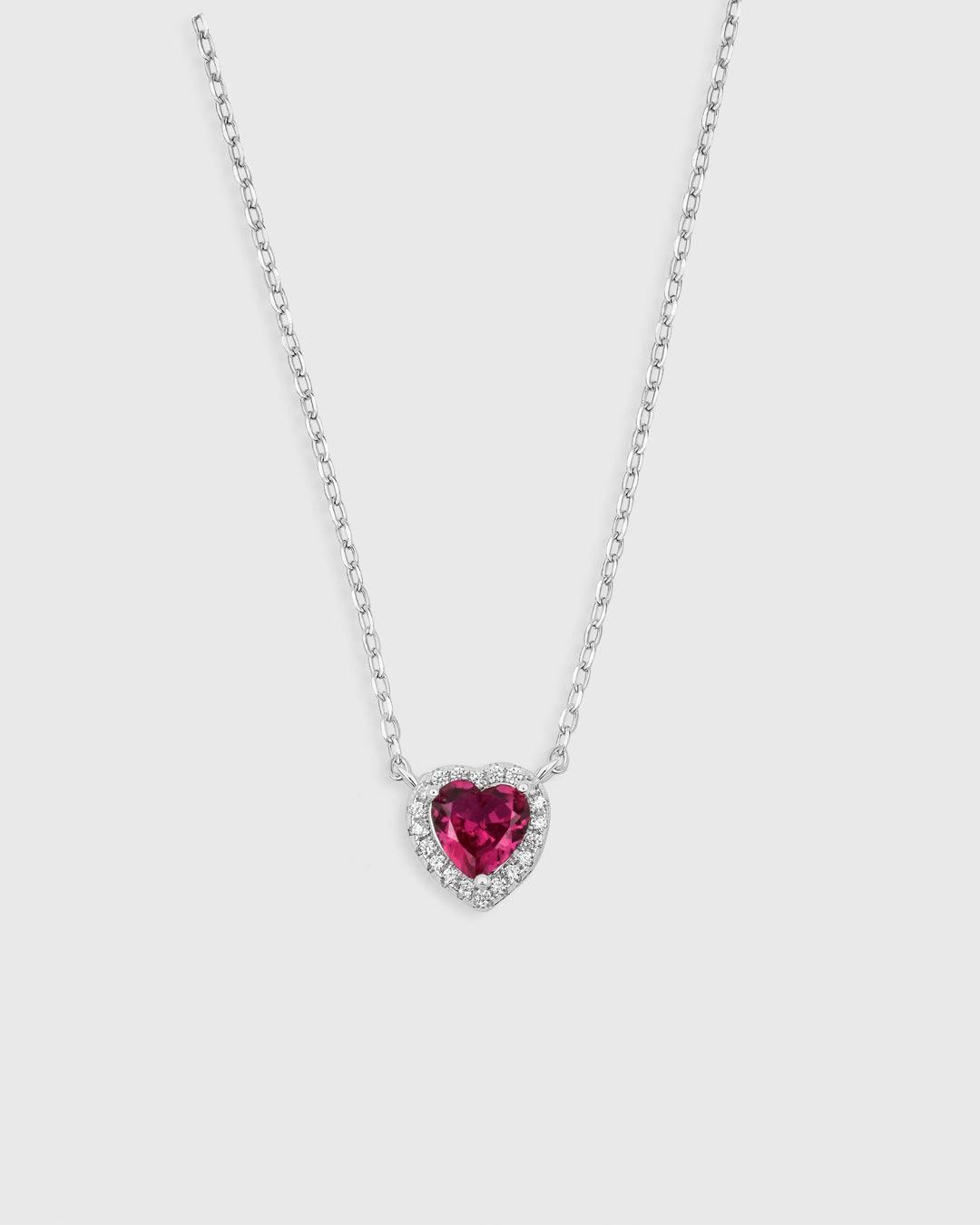 Red Gem Roche Heart