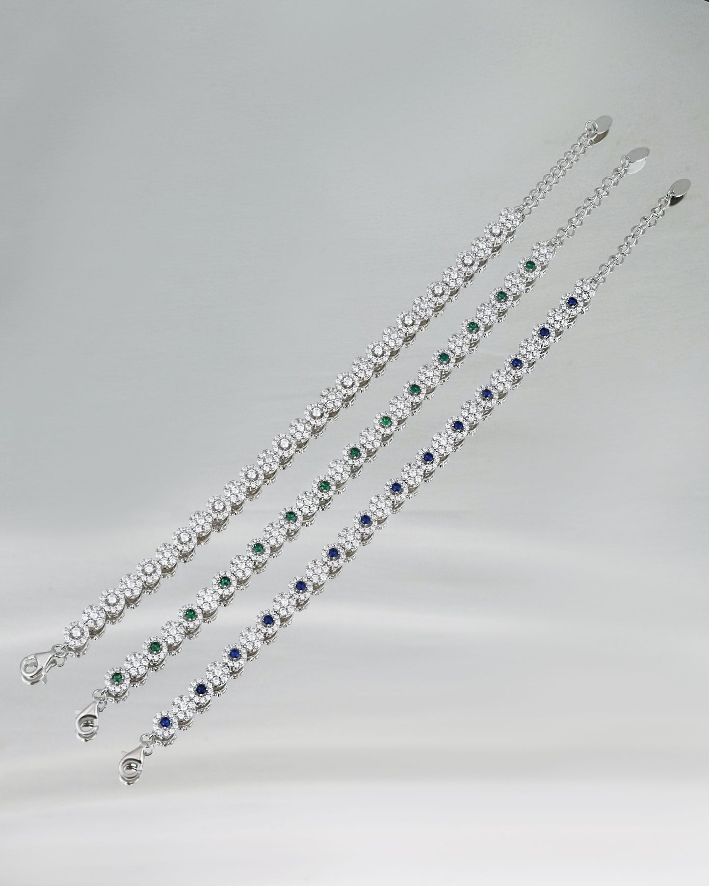Sphere Dazzle Classic White Bracelet