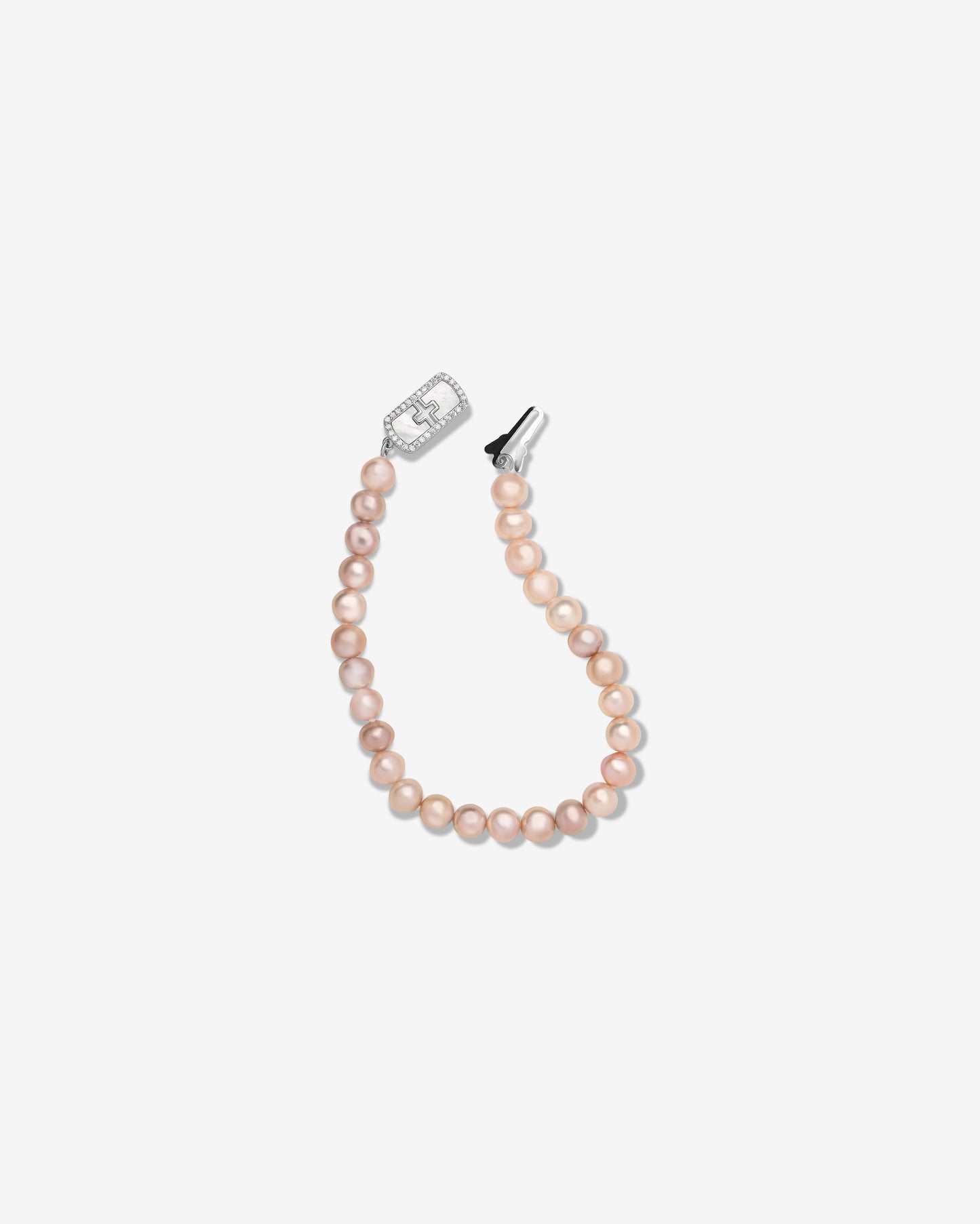 Pink Pearl Charm Bracelet
