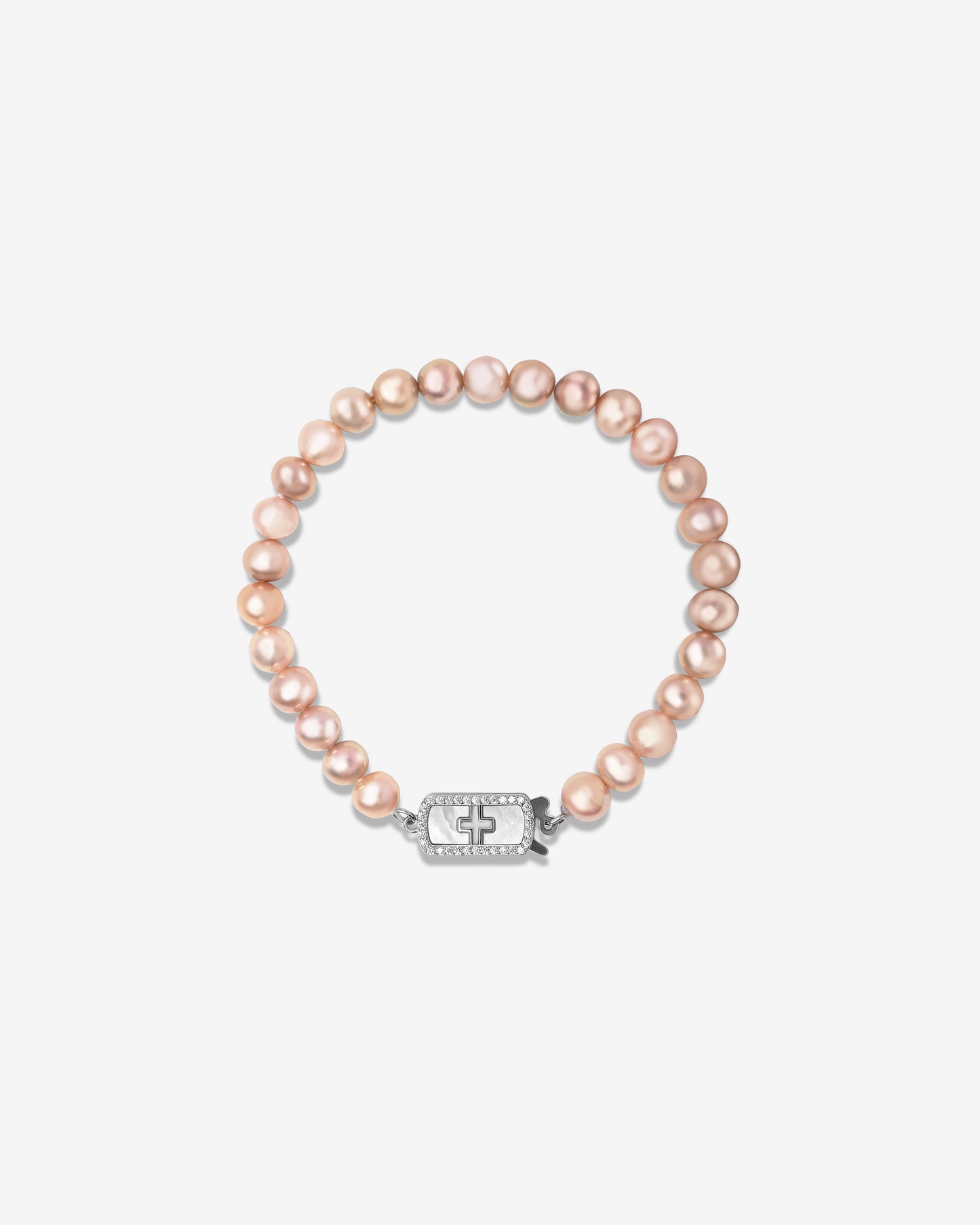 Pink Pearl Charm Bracelet