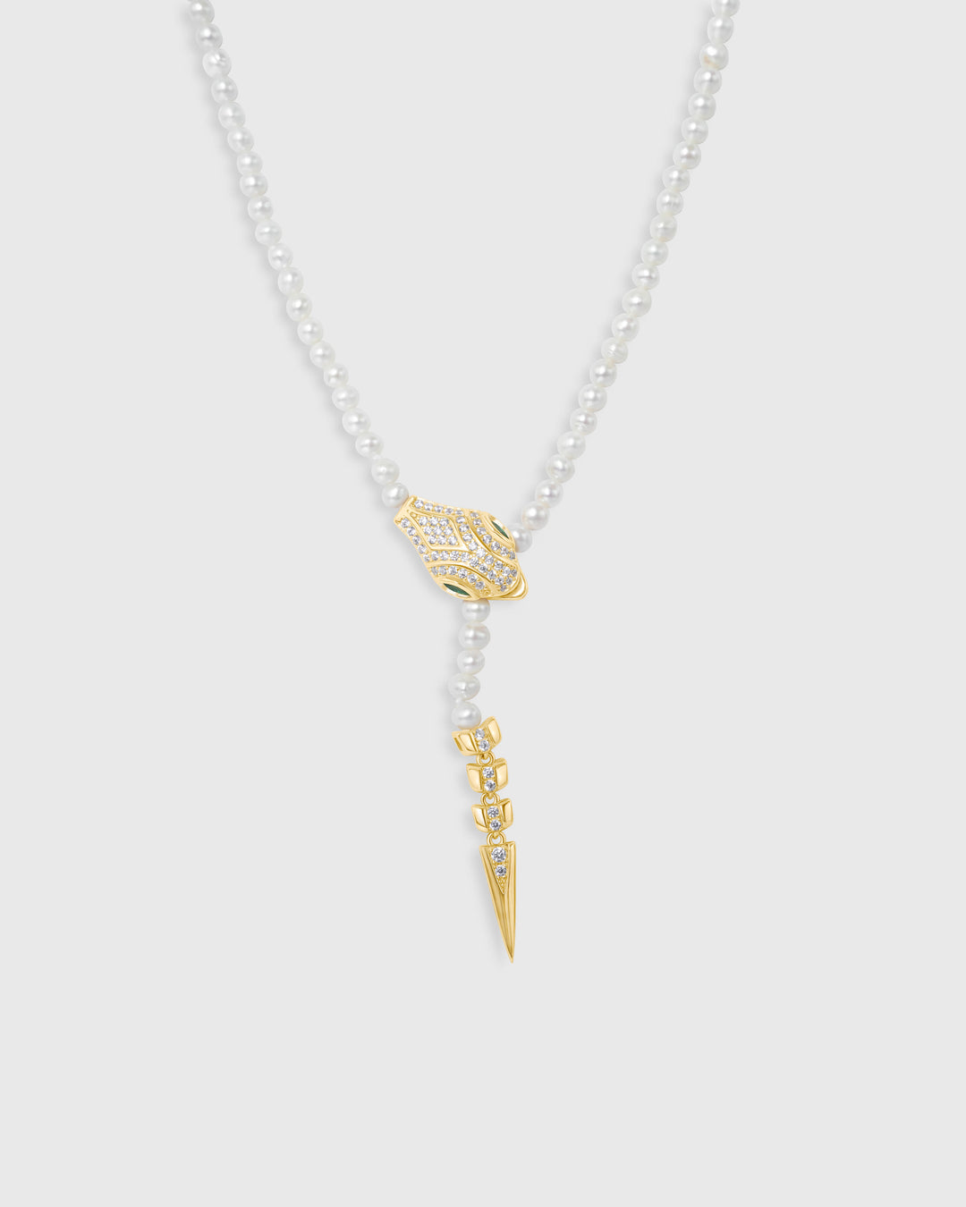 The Snake Signature Pearl Necklace