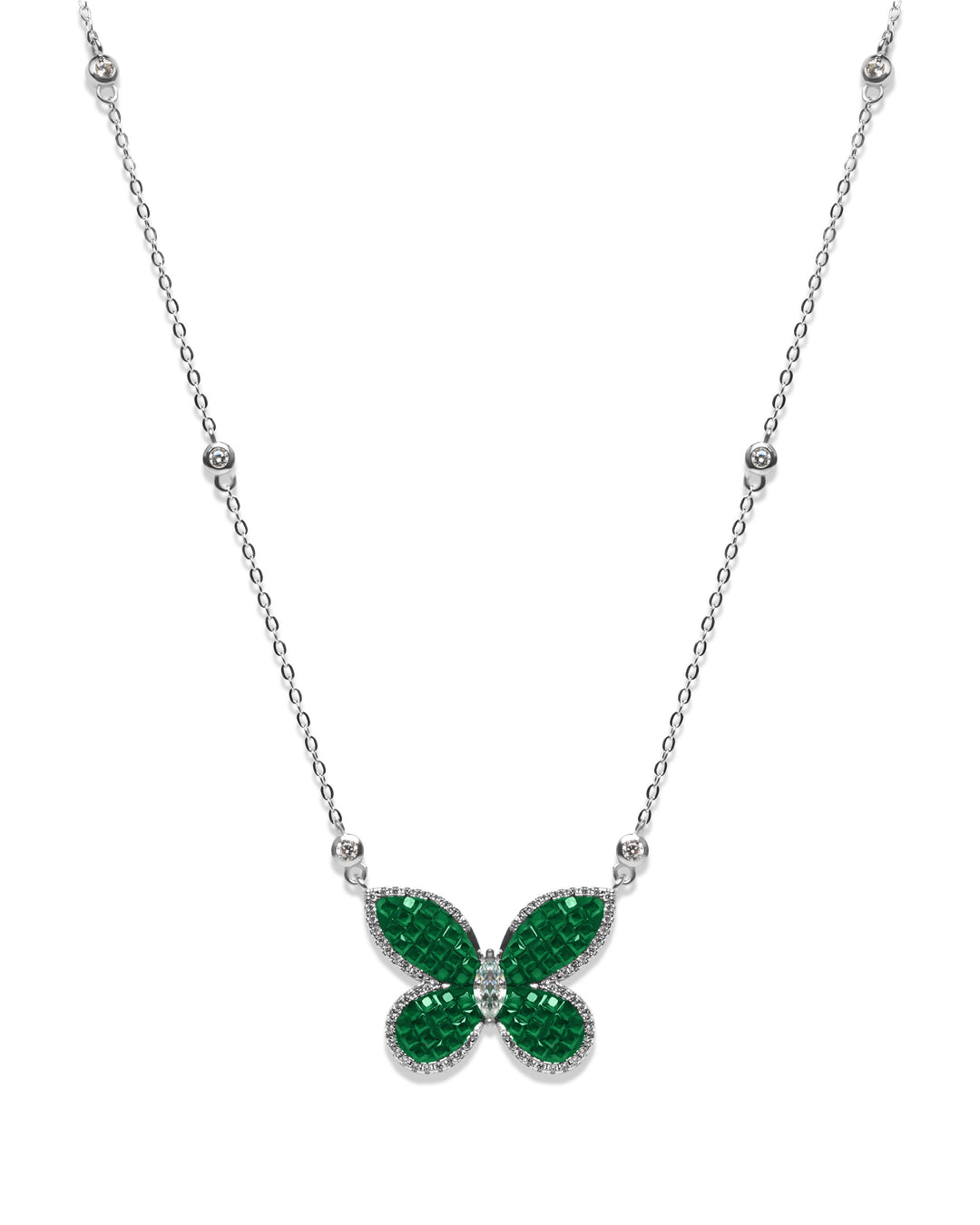 Green Butterfly Special Necklace