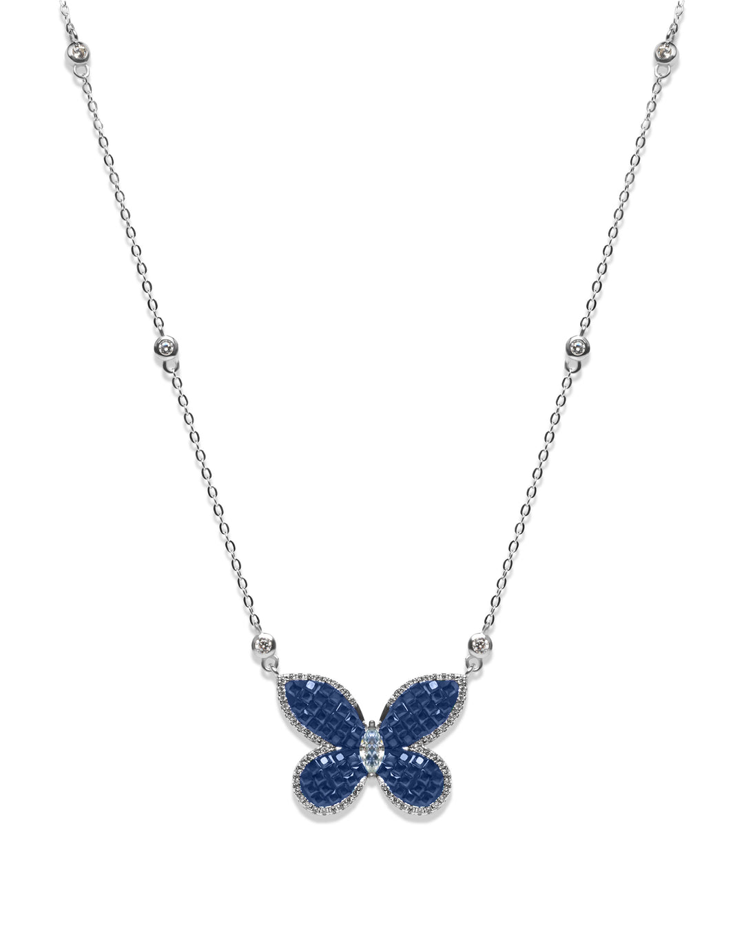 Blue Butterfly Special Necklace