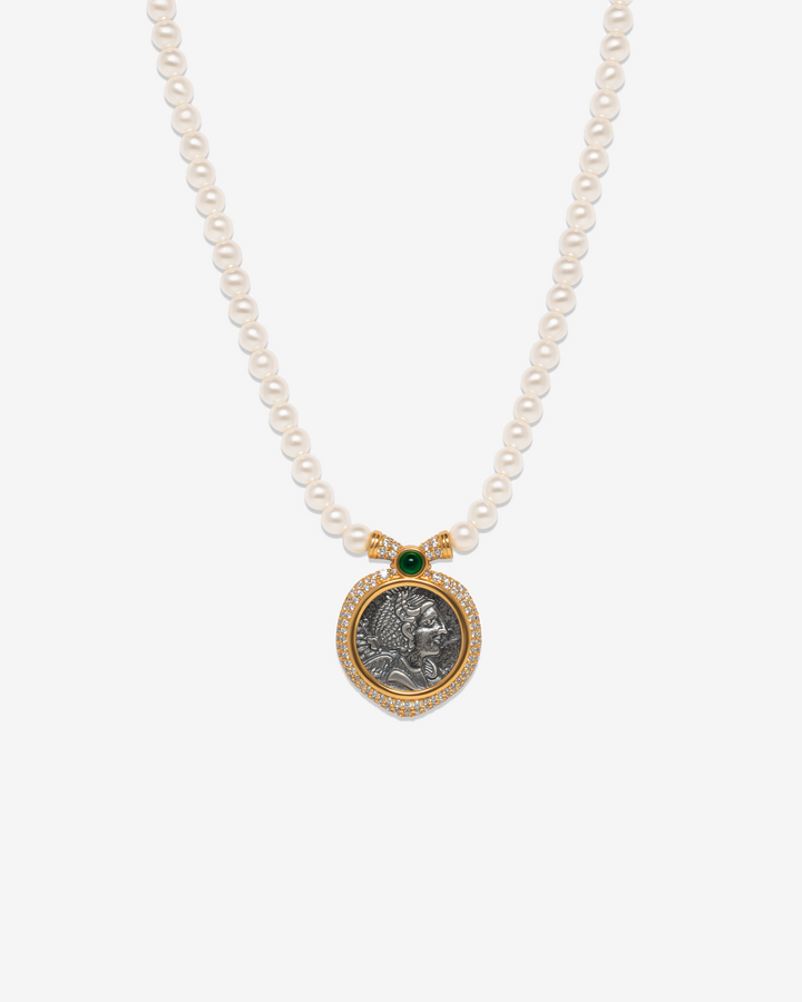 Coin Treasure Pearl Necklace
