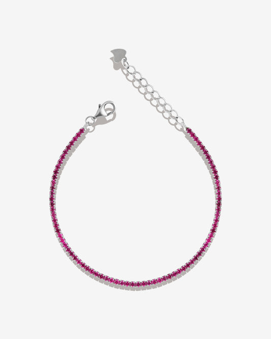 Magenta Zirconia Standard Tennis Bracelet