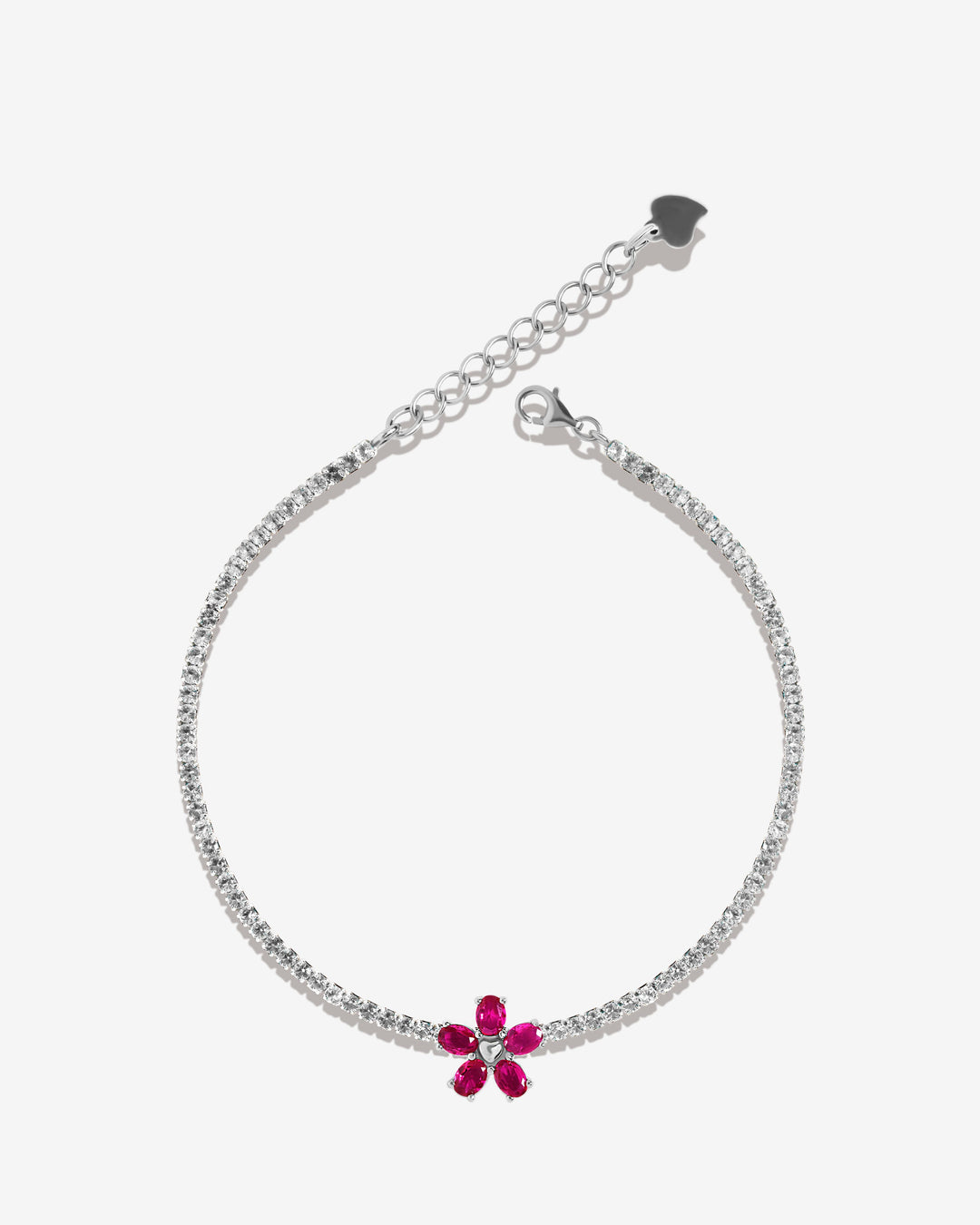 Sprint Flower Tennis Bracelet
