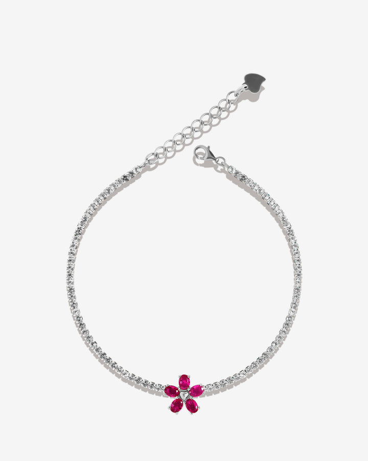Sprint Flower Tennis Bracelet
