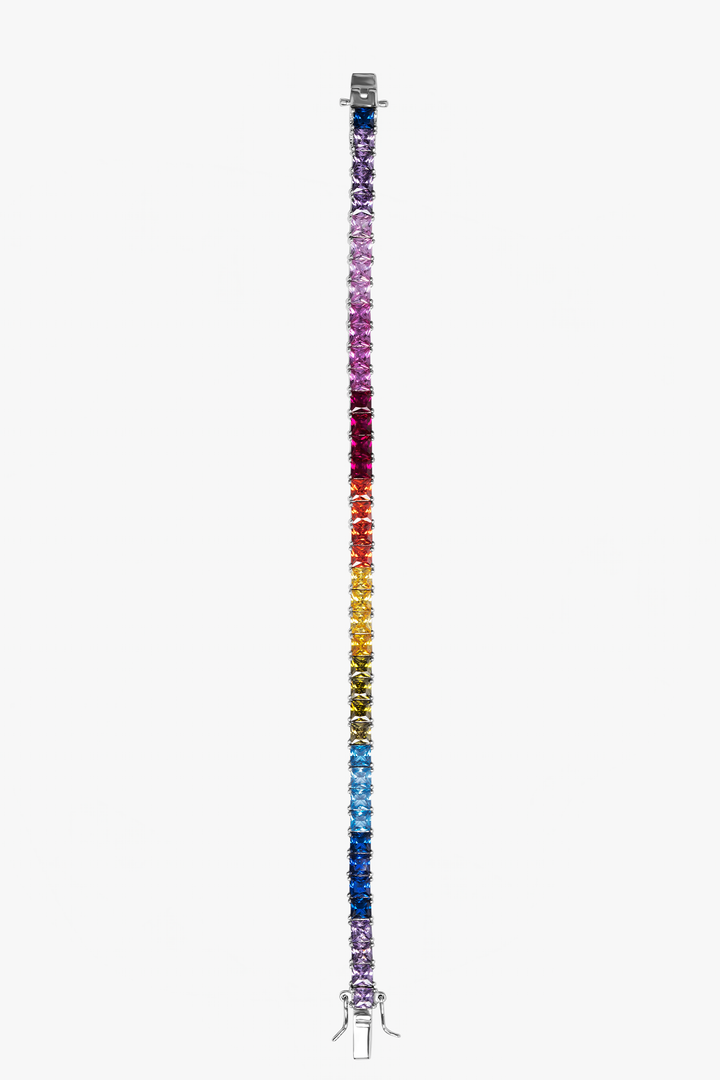 Rainbow Tennis Bracelet