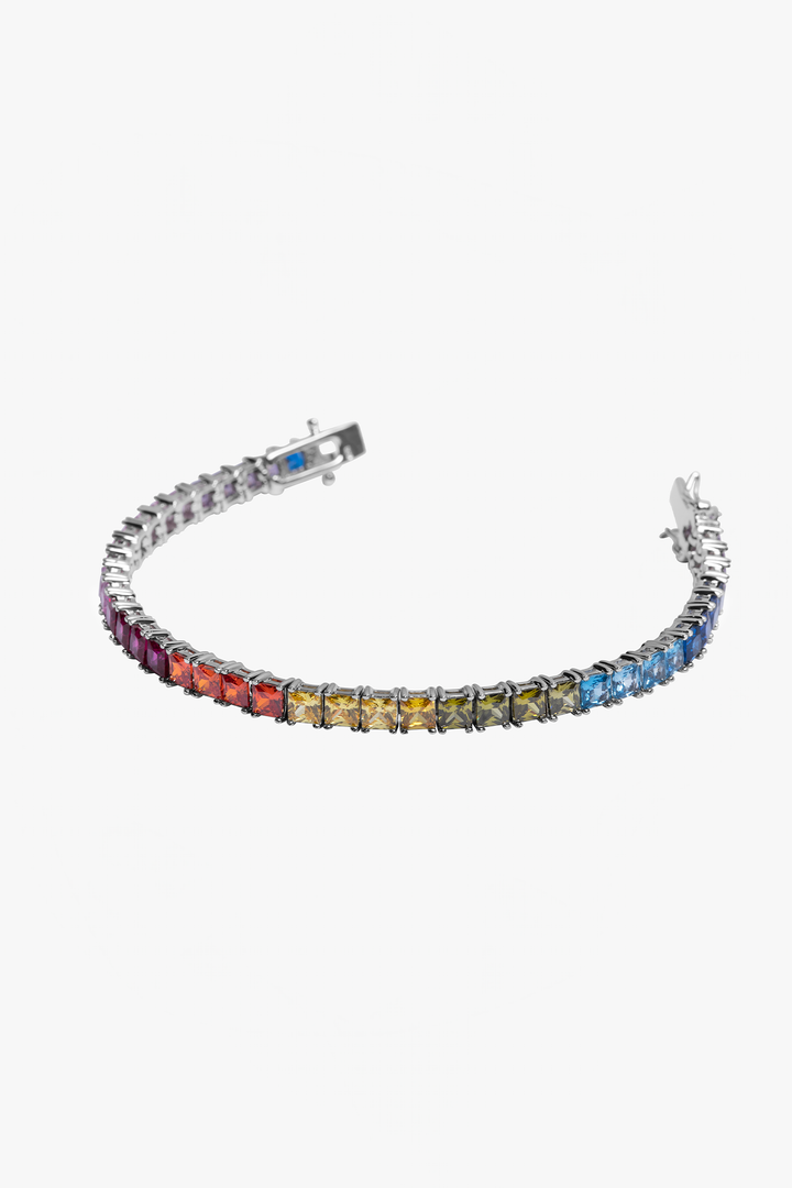 Rainbow Tennis Bracelet