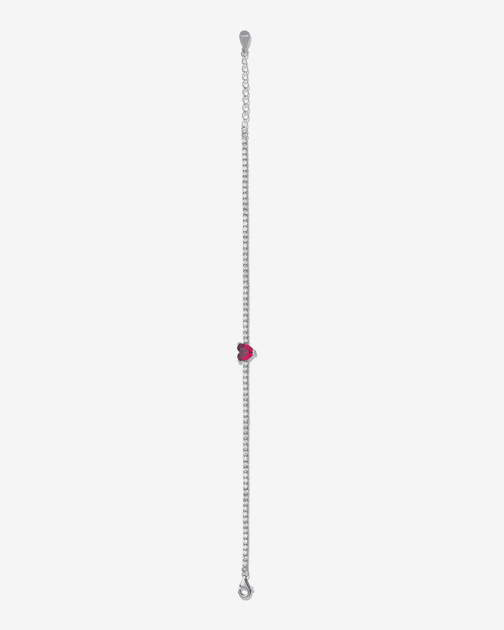 Red Heart Tennis Bracelet