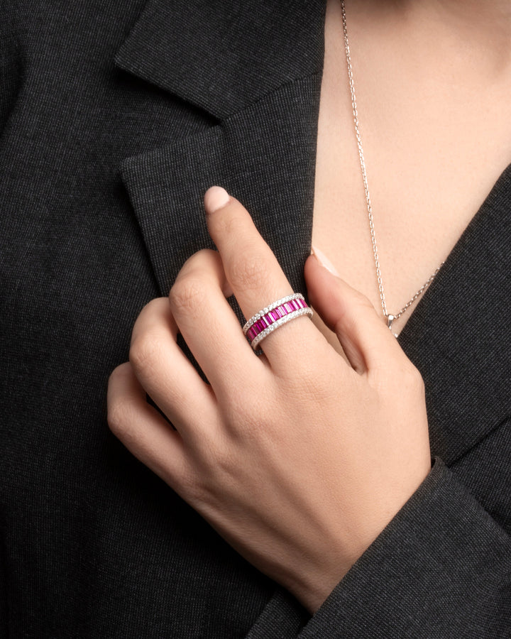 Magenta Thick Ring
