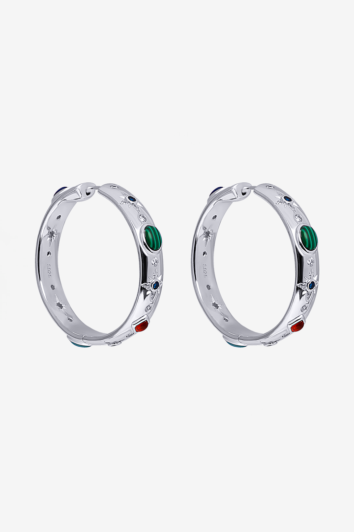 Solar System Hoop Earrings