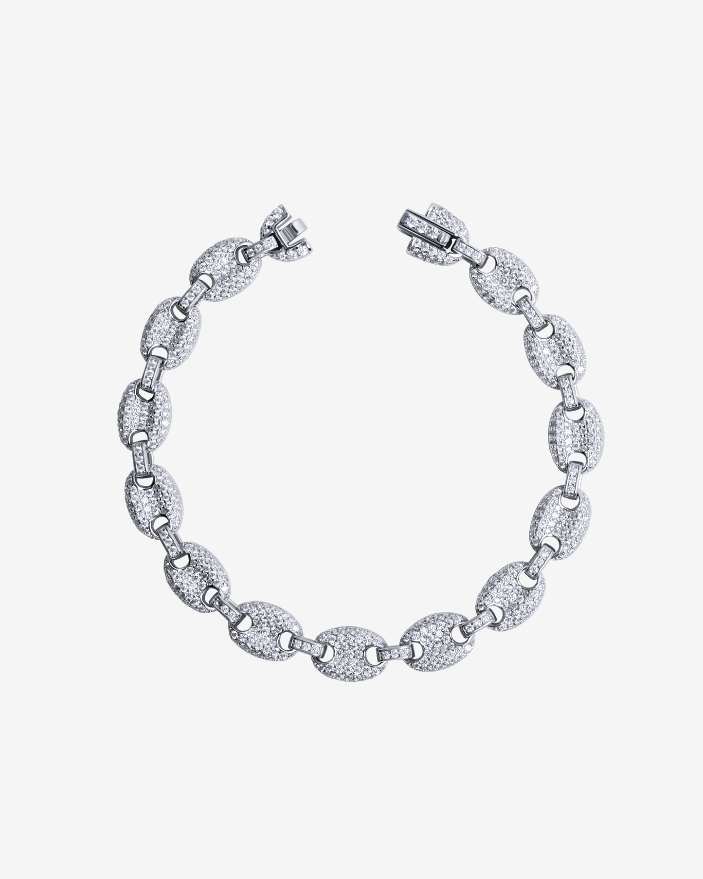 Semi Clip Cuban Style Bracelet