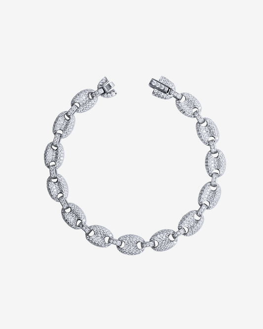 Semi Clip Cuban Style Bracelet