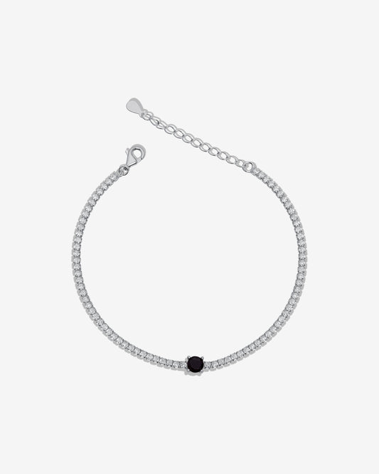 Black Onyx Gemstone Tennis Bracelet