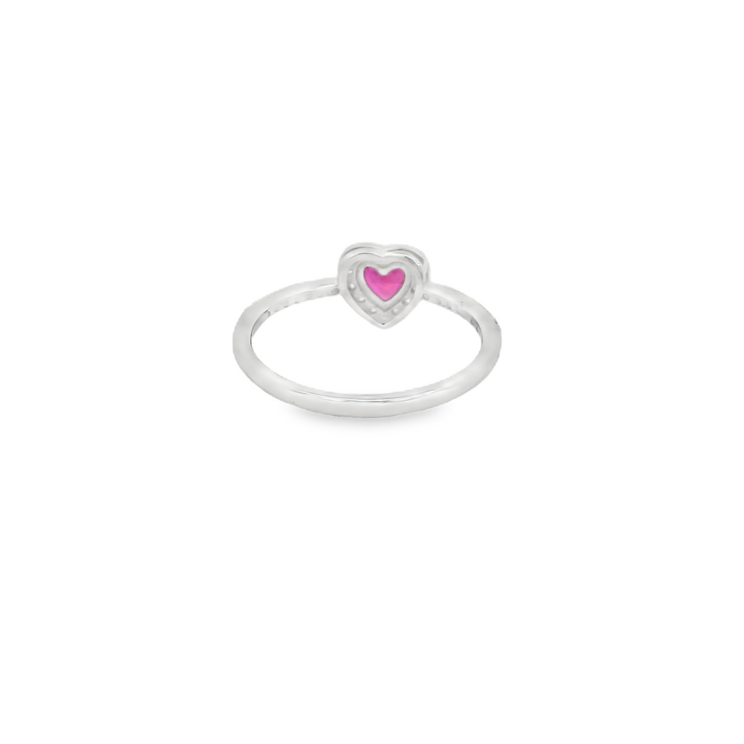 Red Heart Dazzle Ring