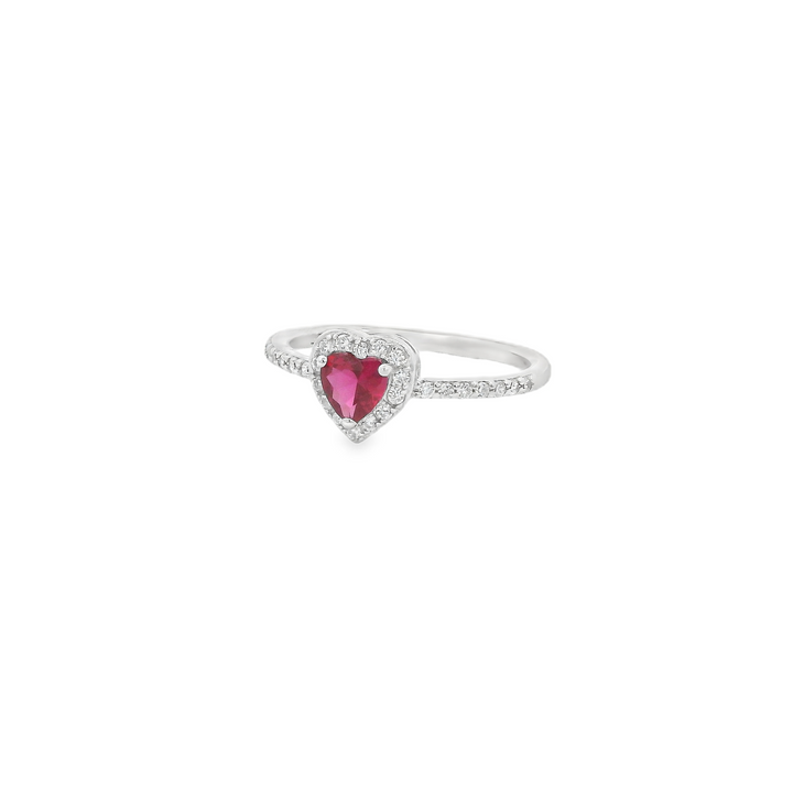 Red Heart Dazzle Ring