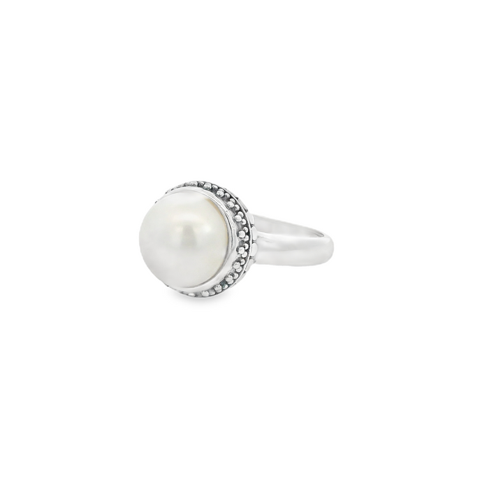Ancient Crowned Pearl Ring