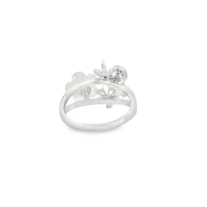 Winter Flowers Bouquet Dazzle Ring