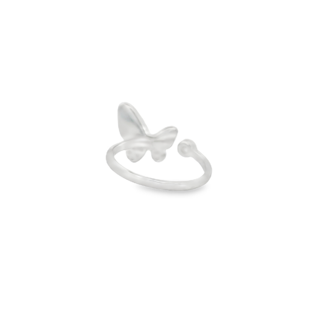 Mother Pearl Butterfly Slim Ring
