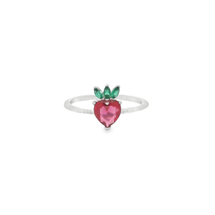 Strawberry Gem Slim Ring