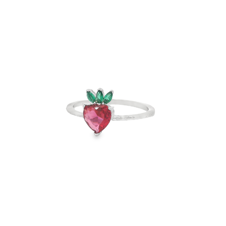 Strawberry Gem Slim Ring