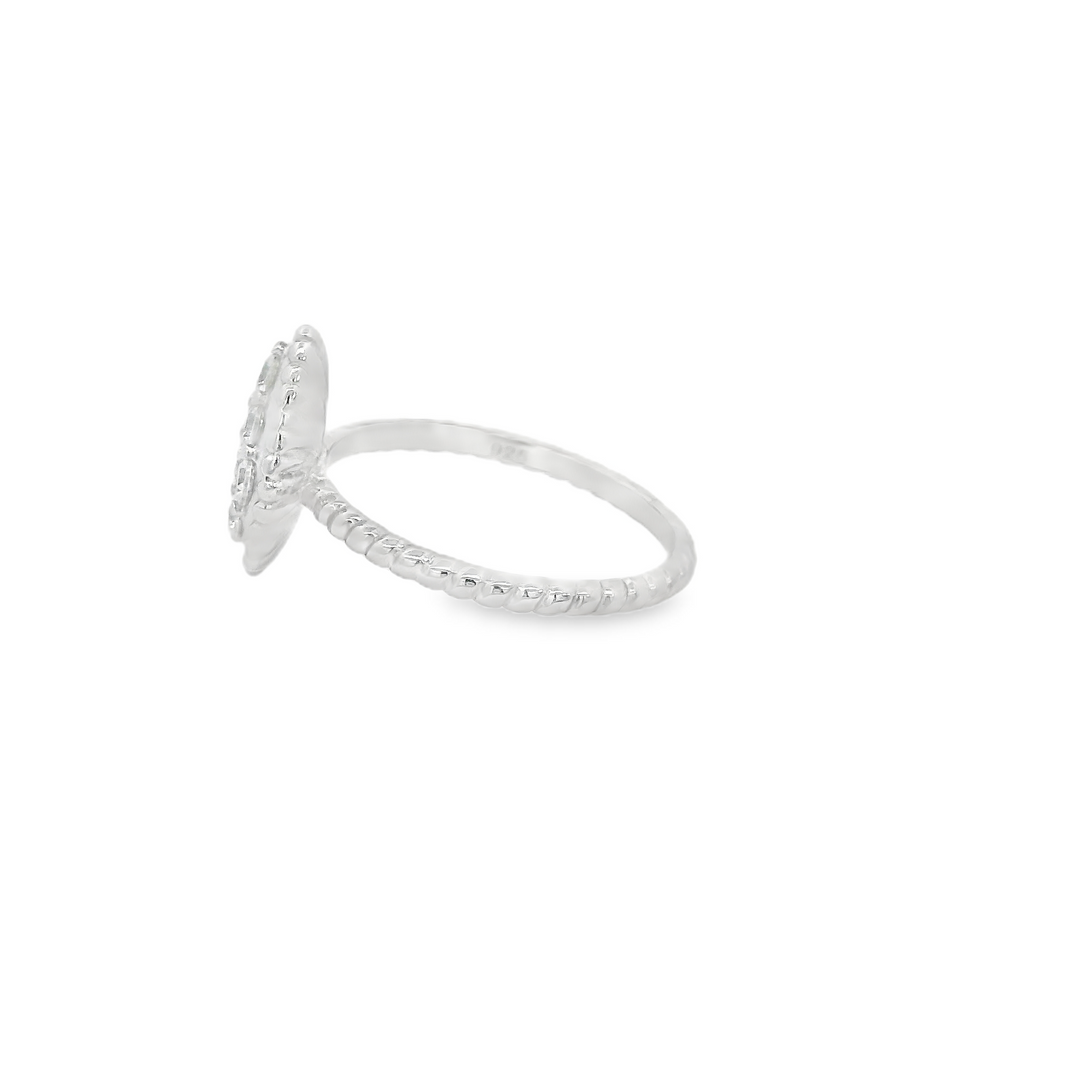 Tear Drop Dazzle Sparkle Ring