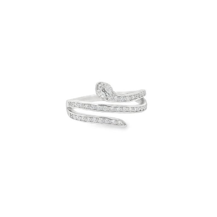 Dazzle Snake Wrapped Ring