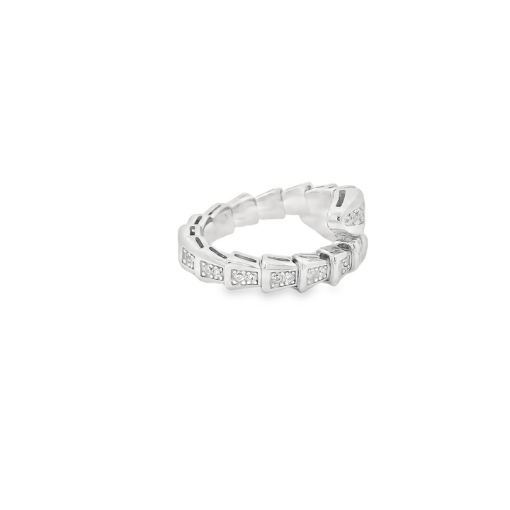 Sparkle Wrap Snake Ring