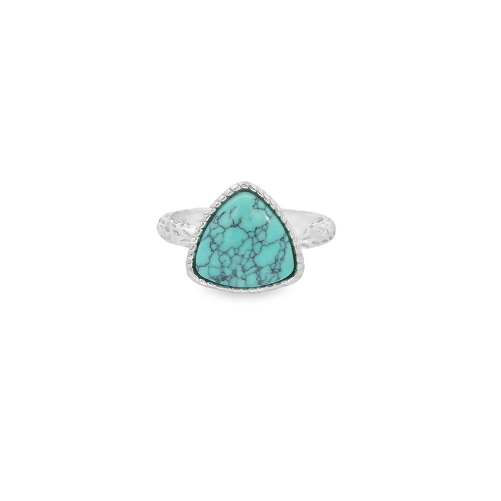 Triangle Turquoise Ring