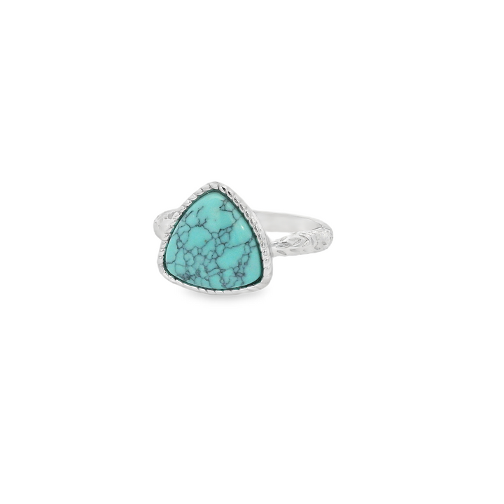 Triangle Turquoise Ring