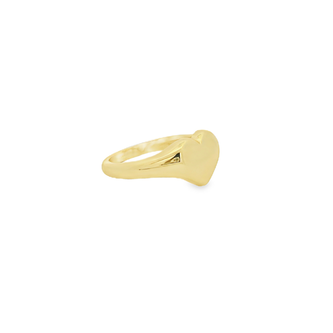Golden Heart Signature Ring