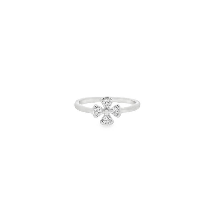 Celtic Flower Slim Ring