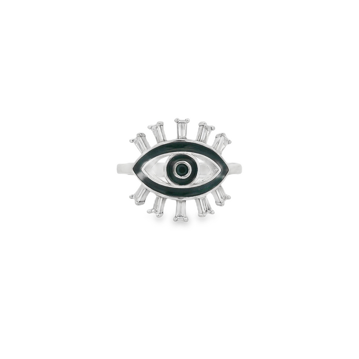 Onyx Open Eye Ring