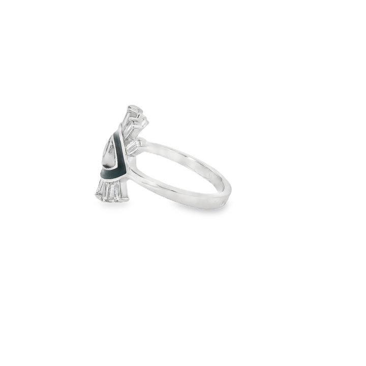 Onyx Open Eye Ring