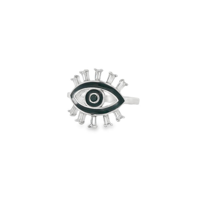 Onyx Open Eye Ring