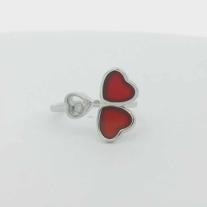 Triple Heart Ring