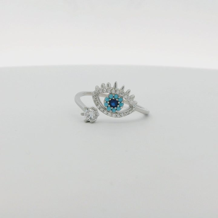 Turquoise Evil Eye Ring