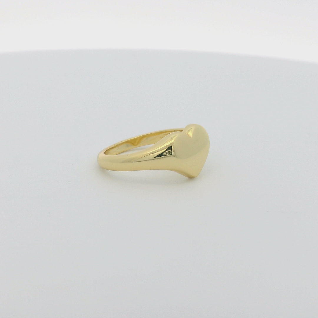 Golden Heart Signature Ring
