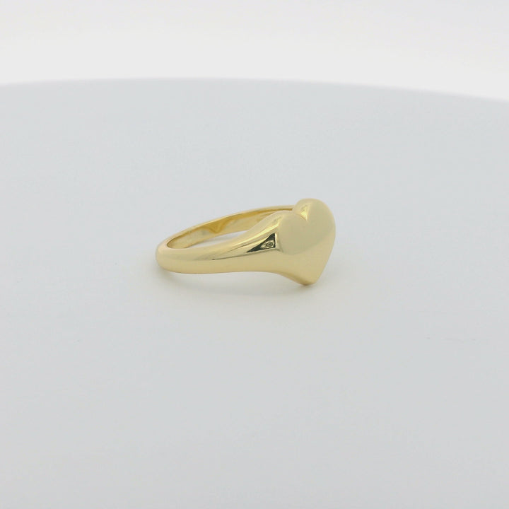 Golden Heart Signature Ring