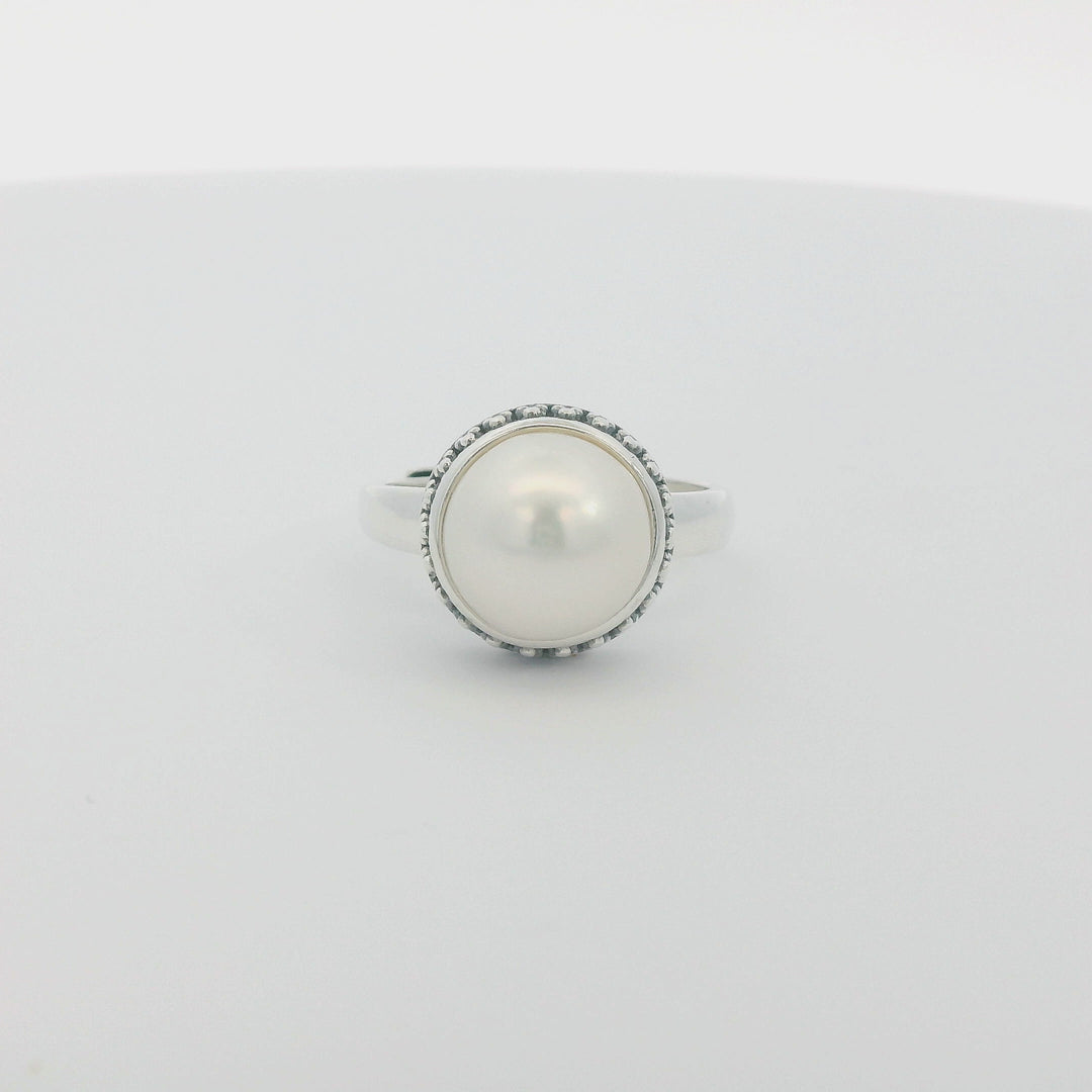 Ancient Crowned Pearl Ring