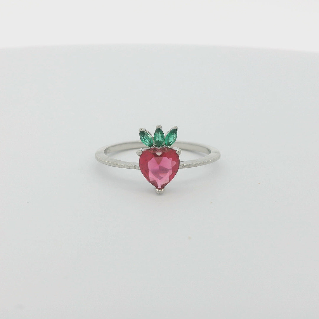 Strawberry Gem Slim Ring