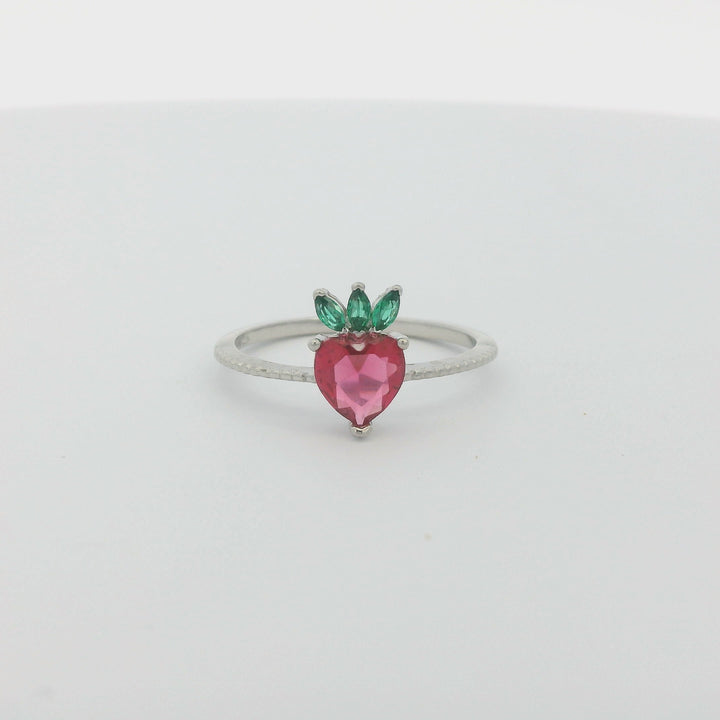 Strawberry Gem Slim Ring