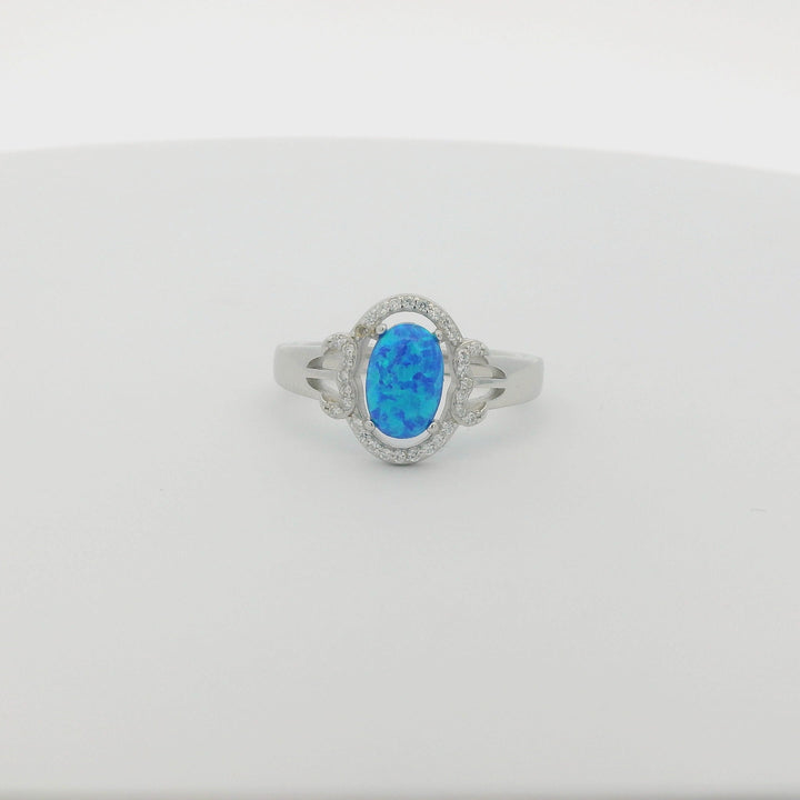 Blue Opal Ocean Royal Ring