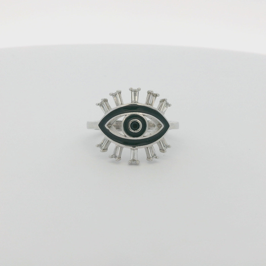Onyx Open Eye Ring