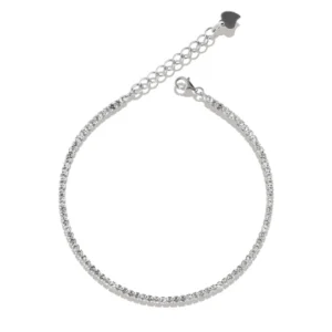 White Zirconia Small Tennis Bracelet