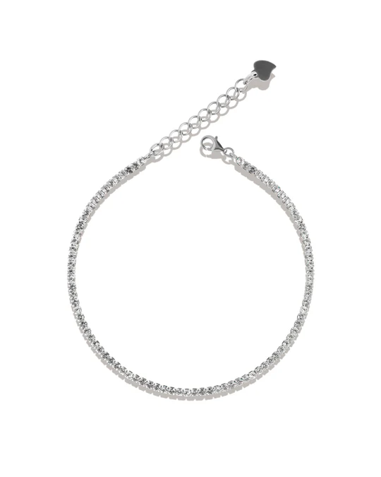 White Zirconia Small Tennis Bracelet