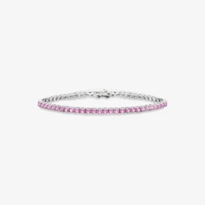 Fancy Pink Signature Medium Tennis Bracelet